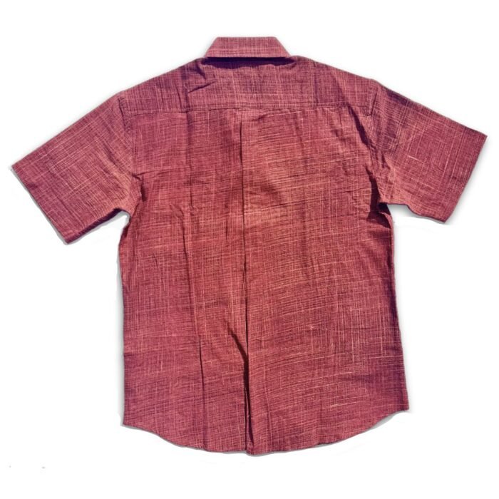 Burnt Maroon Sand_back shirt